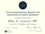 Surgeon's diploma - ISAPS